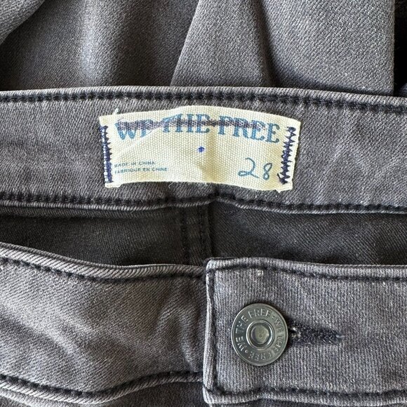 NWT Free People Just Float On Flare Jeans We The Free Washed Black 28 - Picture 8 of 11